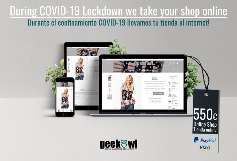 Geek owl web design online shop-offer-550EURO